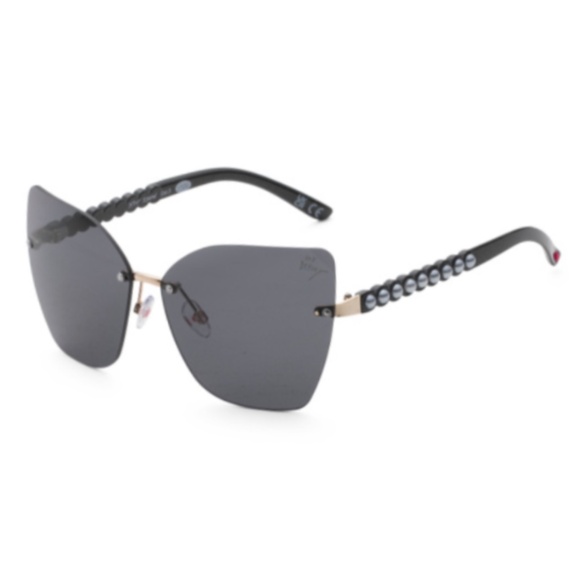 New BETSEY JOHNSON Betseys Pearl Edge Sunglasses - Picture 1 of 2